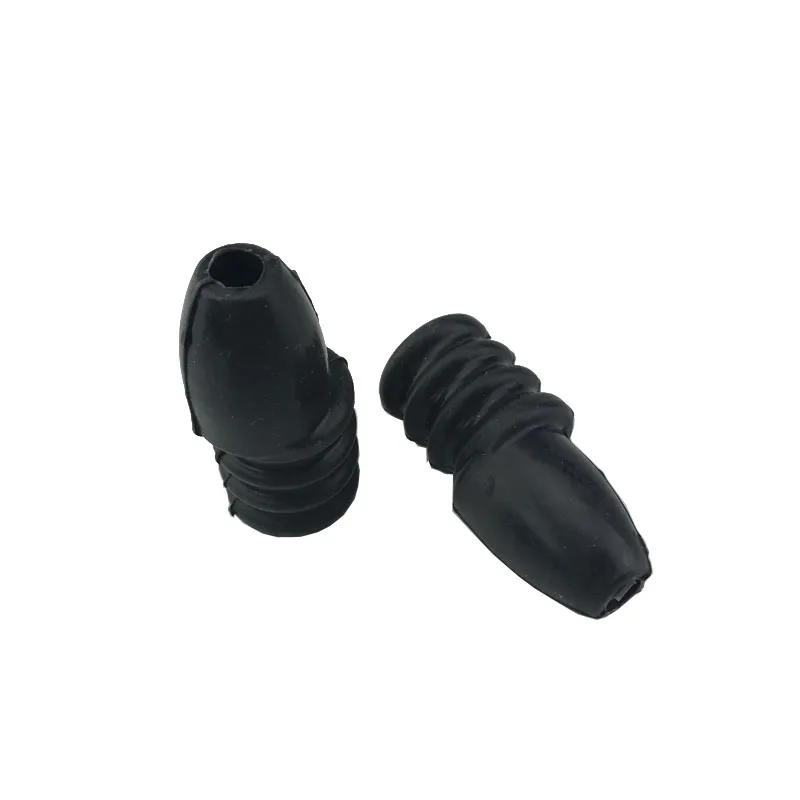 Sharrow-Extremo de repuesto de tope de cuerda, accesorio de tiro con arco, de silicona negra, 7,6mm, 2 uds. - imagen 4