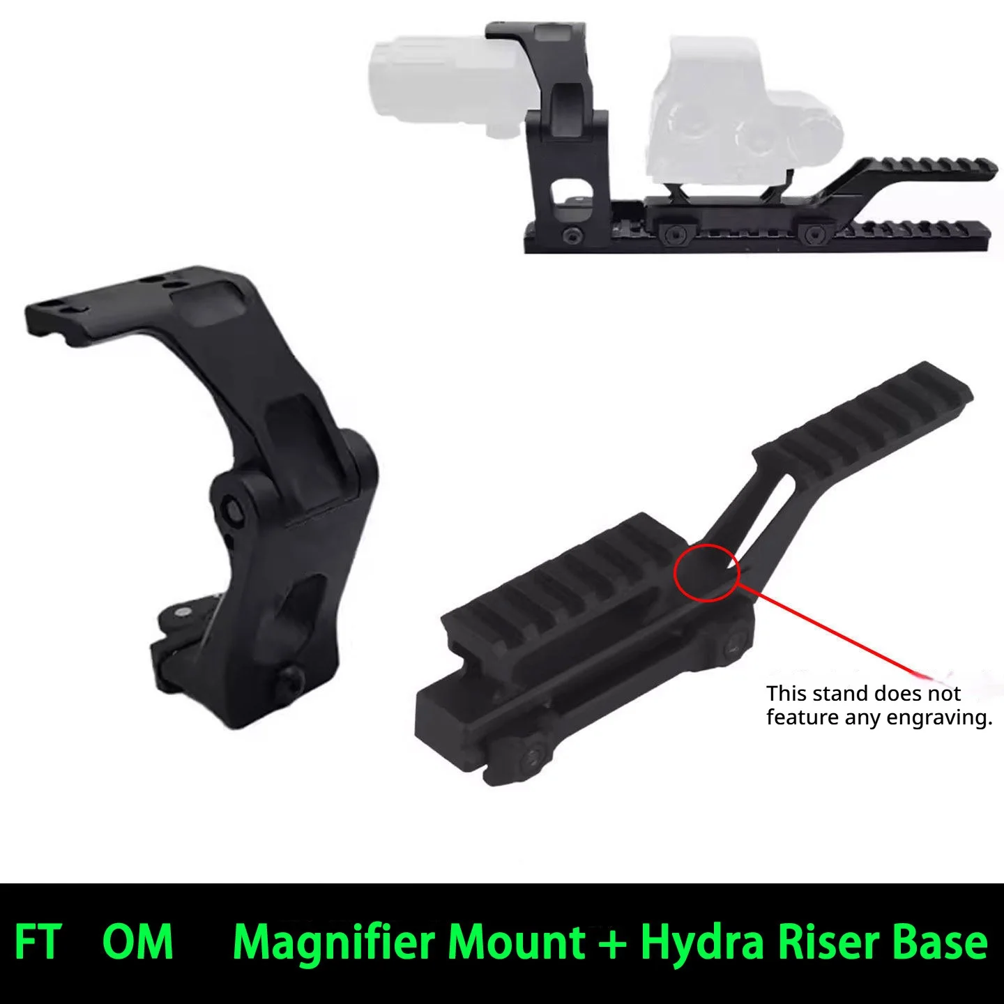 Montaje táctico FAST FTC UN Riser para visor óptico