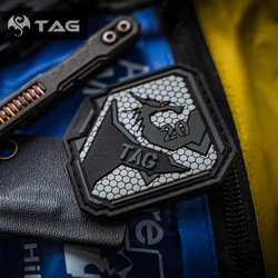 Etiqueta 20 Tema PVC parche insignia táctica para ropa casco y decoración de bolso