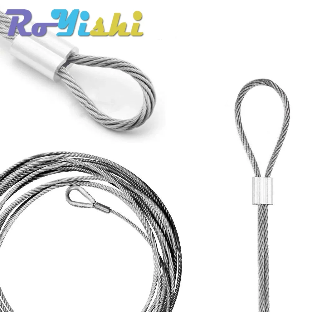 1-100 Uds. Manga de engarzado de Cable de doble agujero M1 a M12 casquillos de Cable tapón de Cable de aluminio de 8 formas accesorios de Hardware de cuerda de engarzado - imagen 5