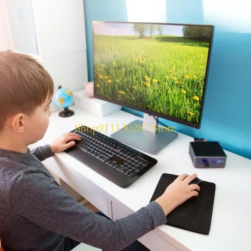 Alfombrilla ratón J1HC, alfombrilla ratón para juegos, ordenador portátil escritorio, alfombrilla Simple negra - imagen 2