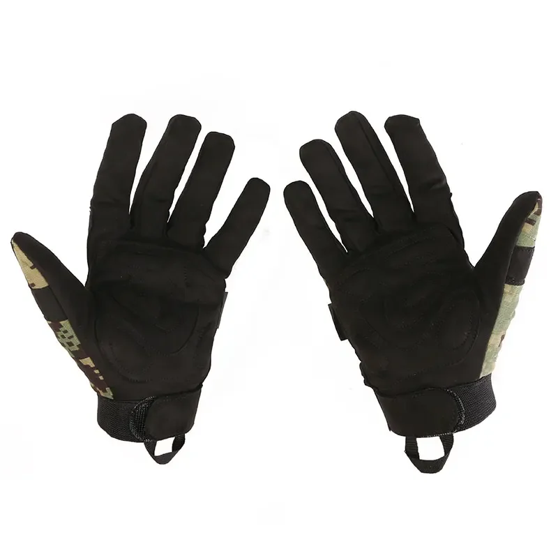 Emersongear-guantes tácticos de camuflaje ligeros, equipo protector de mano con dedo completo, caza, senderismo, combate, EM8718 - imagen 3