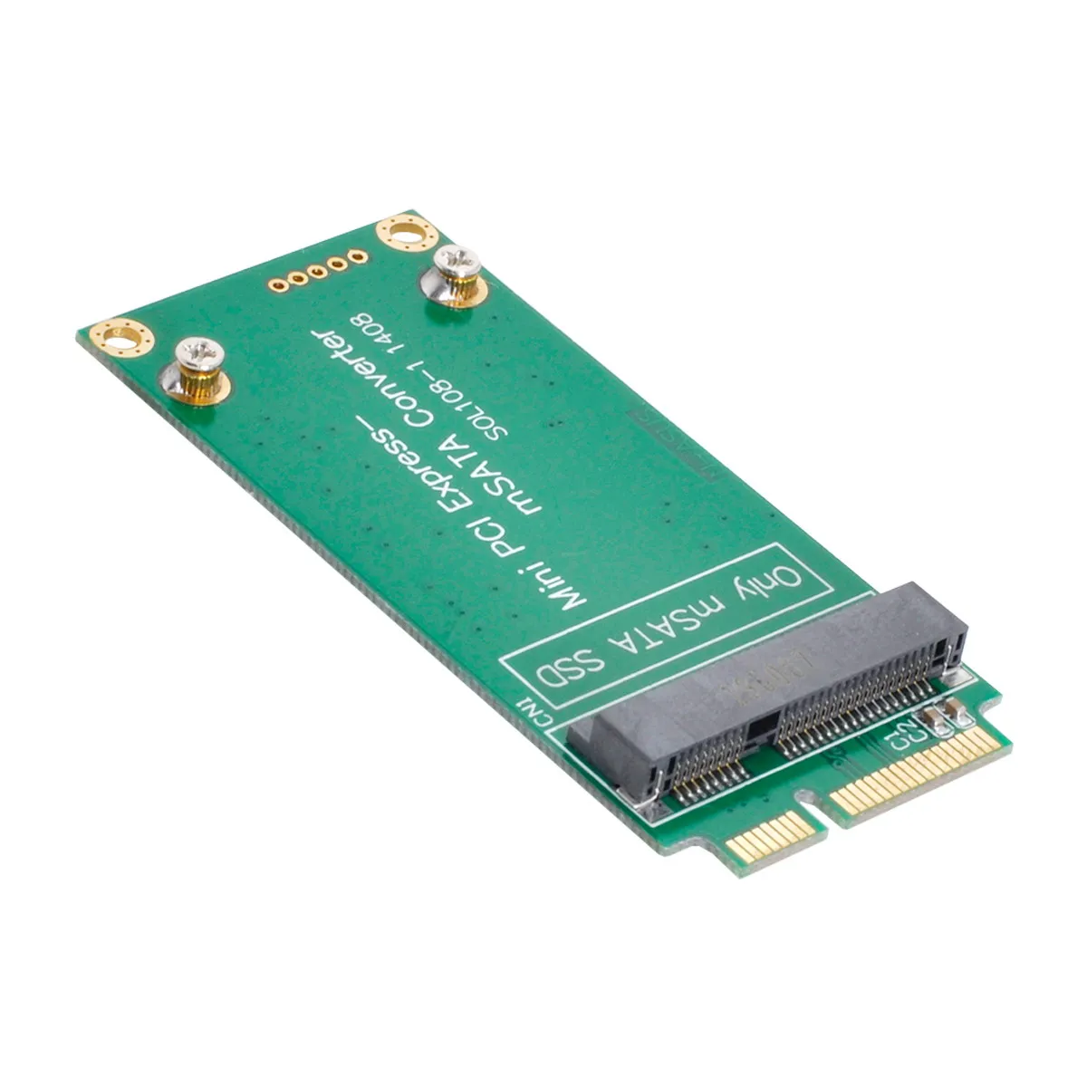 CY-convertidor mSATA Mini PCI-e SATA SSD, adaptador de 3x5cm a 3x7cm para Asus Eee PC 1000 S101 900 901 900A T91 - imagen 2