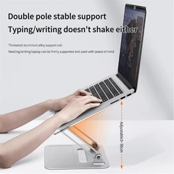 Soporte para libros de aluminio multipropósito con bisagras
