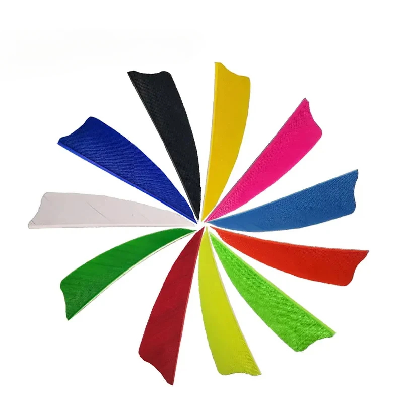 12 Uds. Pluma de pavo de tiro con arco de 3 pulgadas para tiro de caza con arco