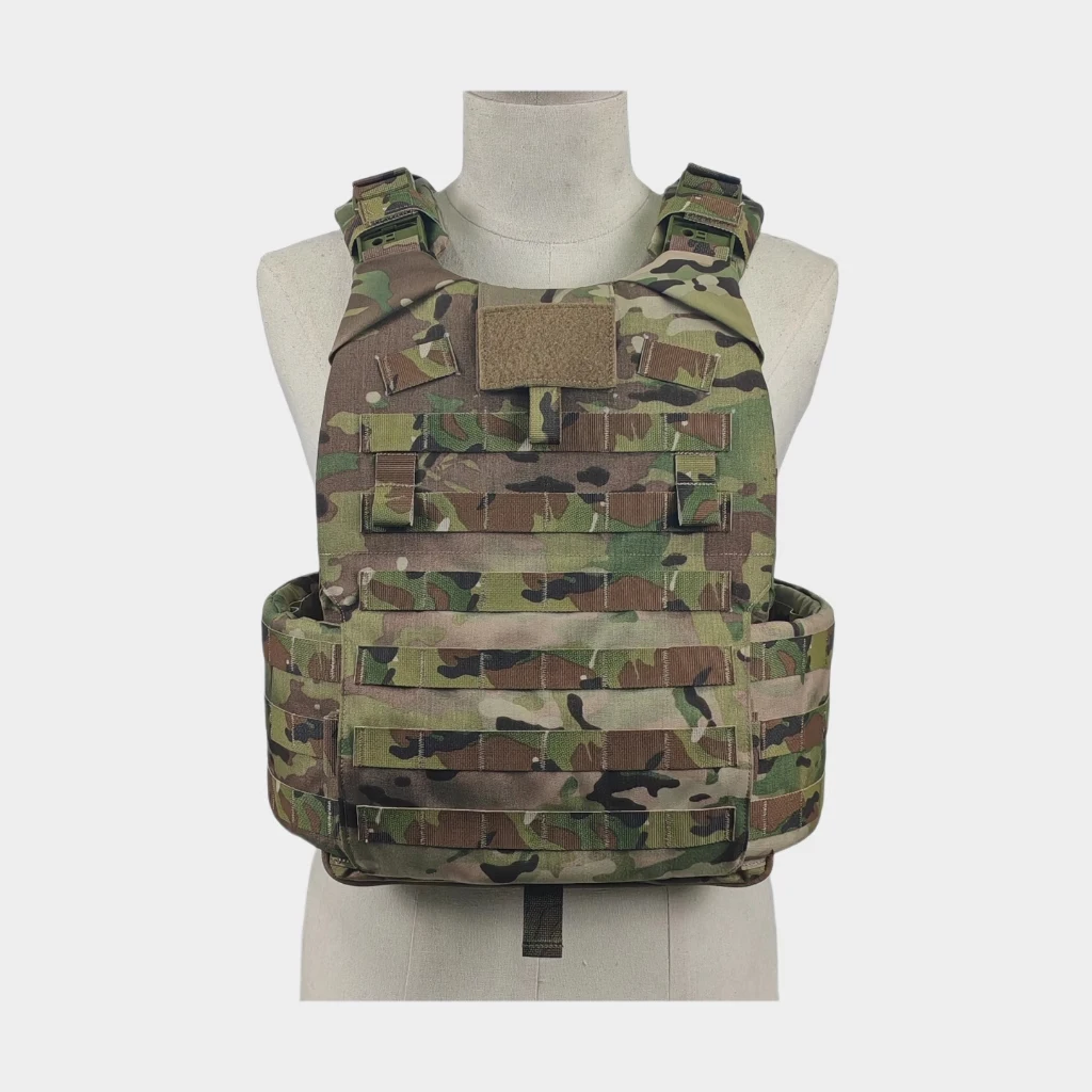 Portador de placa táctico MCAC V3S - Chaleco Molle para Airsoft |   Armadura corporal ajustable