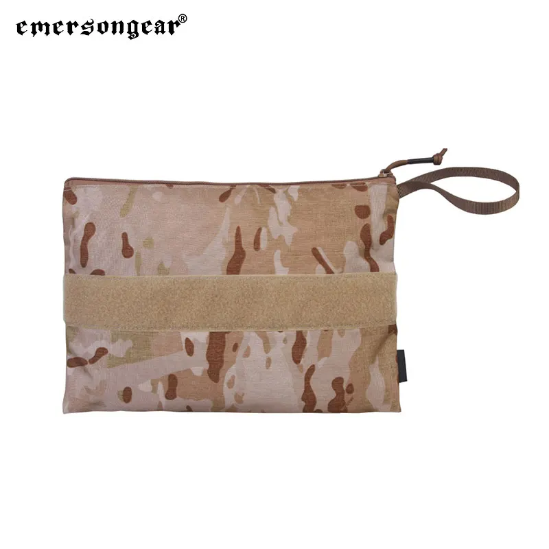 Emersongear, bolsa portátil de bolsillo para archivos de 13 pulgadas X 9 pulgadas, bolsa con bucle y aro, juego de caza Airsoft, vida diaria de negocios al aire libre - imagen 3