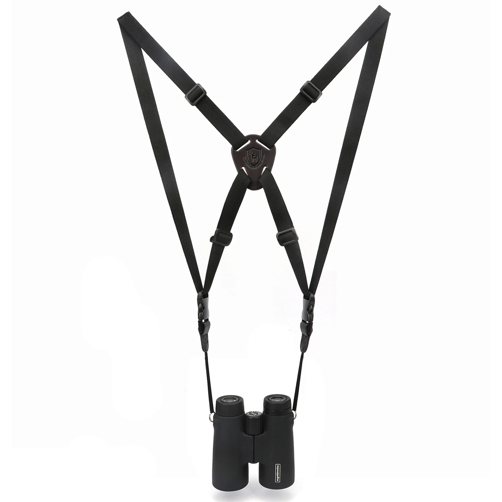 Tourbon-Correa Binocular para caza, telémetros, portador de cámara, arnés elástico de nailon duradero, longitud ajustable para telescopio - imagen 5