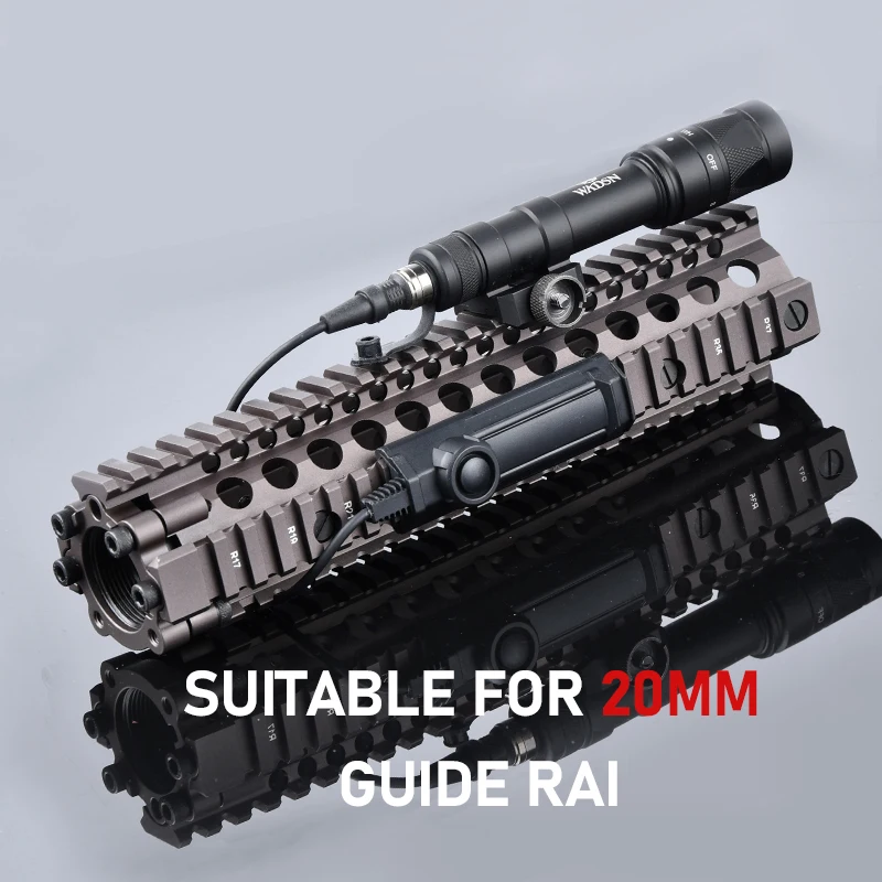 WADSN-linterna para arma táctica, luz estroboscópica, lámpara para Rifle, interruptor remoto de doble función, Airsoft M300W M600W SF - imagen 3