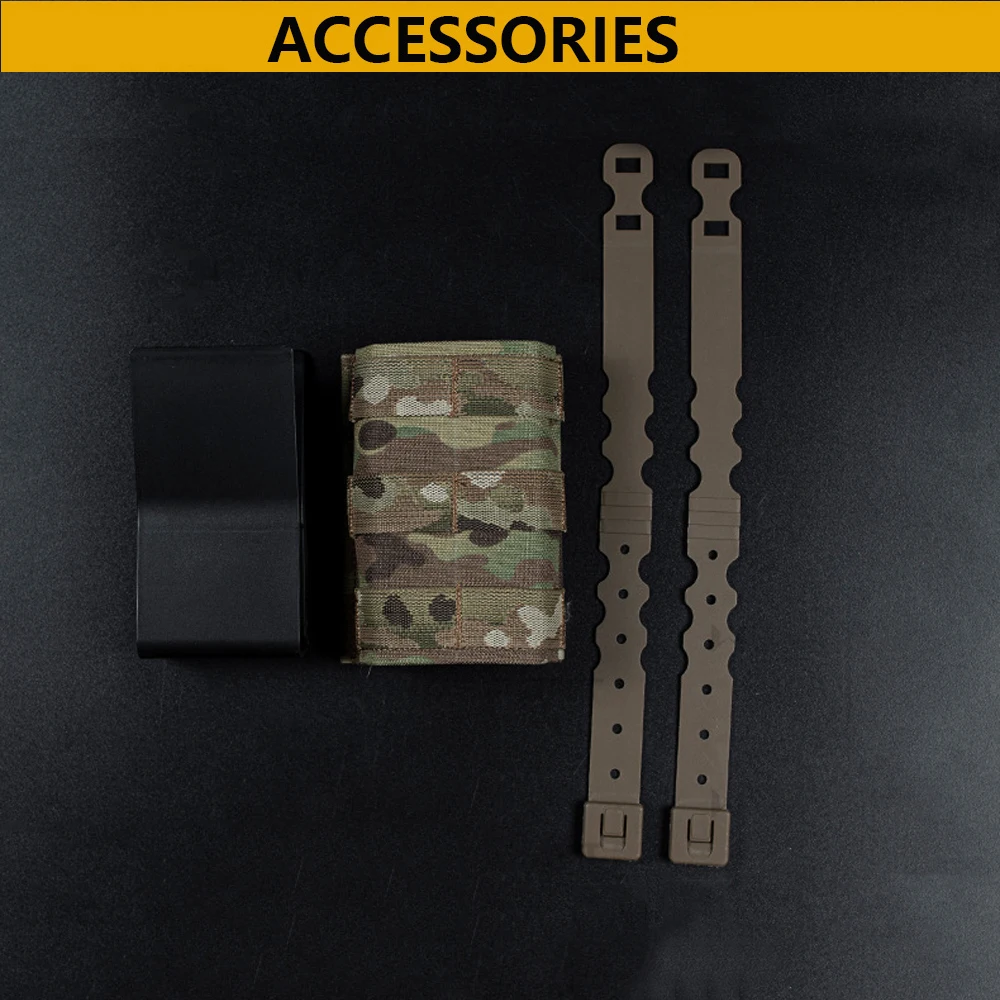 Nueva bolsa FAST 7.62 & AK Single Mag, bolsa táctica para revistas, sistema MOLLE, funda para cinturón M4 AK, bolsas para caza Airsoft - imagen 4