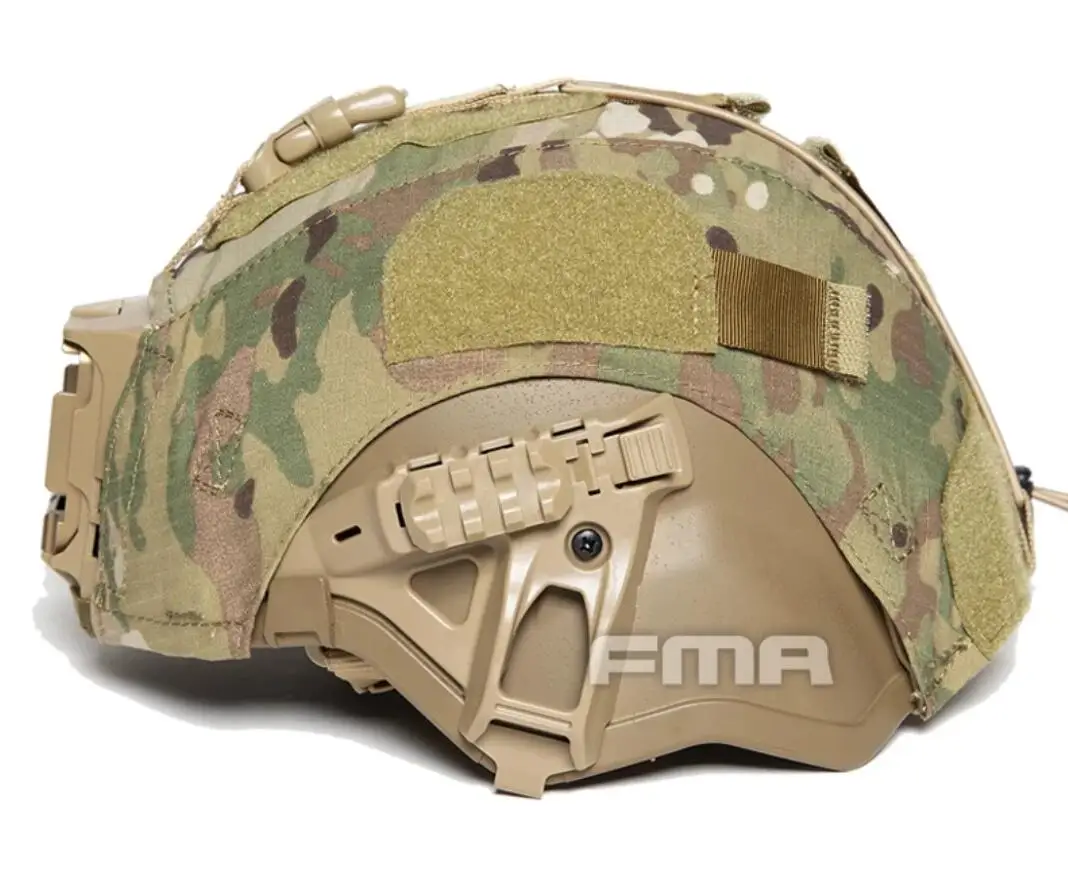 FMA nuevo casco táctico IHPS para exteriores versión pesada casco rieles en V 7mm de espesor + tela para casco - imagen 3