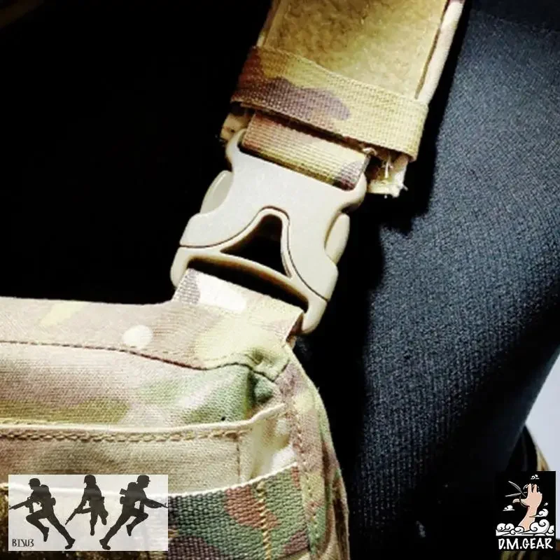 Chaleco de caza con hebilla para hombro, chaleco táctico con hebilla de liberación rápida para chaleco Airsoft serie CPC AVS JPC - imagen 3