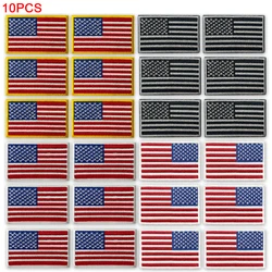 Parche termoadhesivo bandera americana táctico para ropa