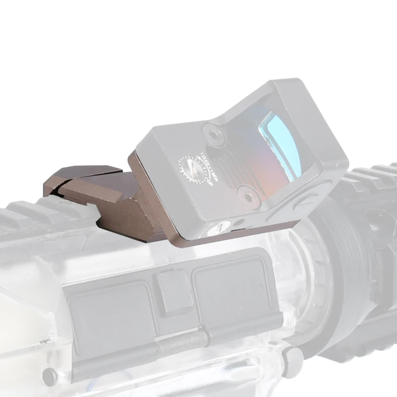 Nuevo soporte óptico compensado de Metal de 35/45 grados para T01 T02, soporte de Base de mira lateral de punto rojo, riel de 20mm - imagen 2