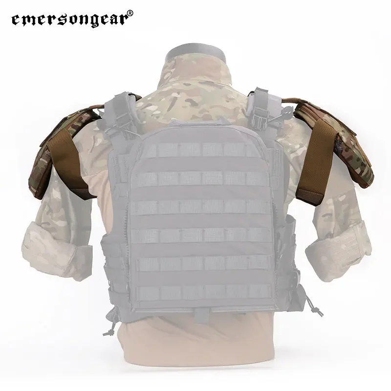 Emersongear-armadura de hombro táctica, 1 par de almohadillas protectoras, bolsa protectora para chaleco AVS CPC, combate, deporte al aire libre, caza, 11,11 ventas - imagen 3