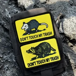 Parche velcro mapache meme para mochila MOLLE táctica