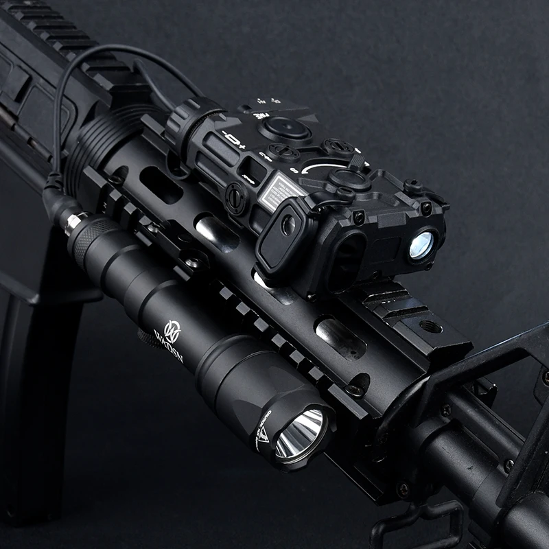 WADSN OGL punto rojo verde azul IR láser SF M300A M600C linterna táctica luz estroboscópica interruptor remoto doble para arma de caza - imagen 3
