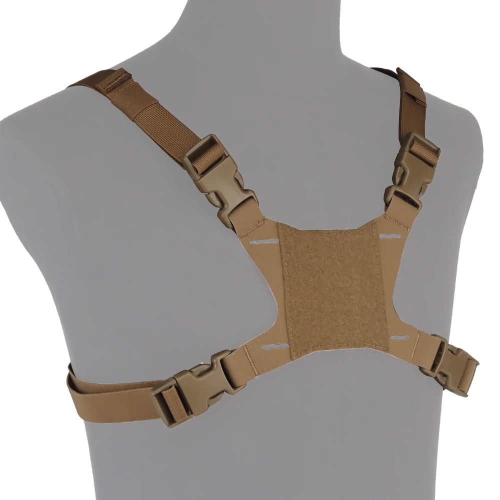 Navegador táctico Flip Lite arnés, aparejo de pecho, soporte frontal, ranura de nailon, corte láser, Paintball CS Wargame, caza - imagen 4