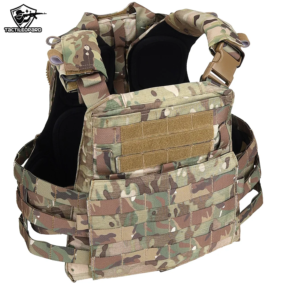 Chaleco táctico de caza AVS MBAV, portador de placa Modular adaptable, liberación rápida, cómodo, MOLLE, equipo de entrenamiento deportivo Airsoft - imagen 4