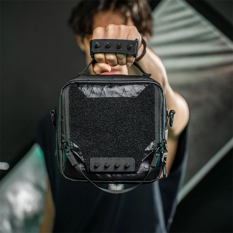 Insignia táctica con tema de remache de Metal, charretera de nailon, parche funcional de estilo Punk para solapas, mochila, decoración de ropa - imagen 2