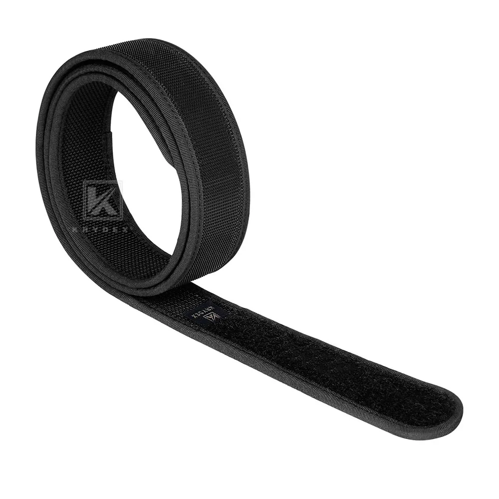 KRYDEX-cinturón táctico interior para hombre, cinturón de trabajo con gancho de inyección, 1,5 pulgadas, negro, 3,8 cm, talla grande, para caza, combate y Tiro - imagen 5