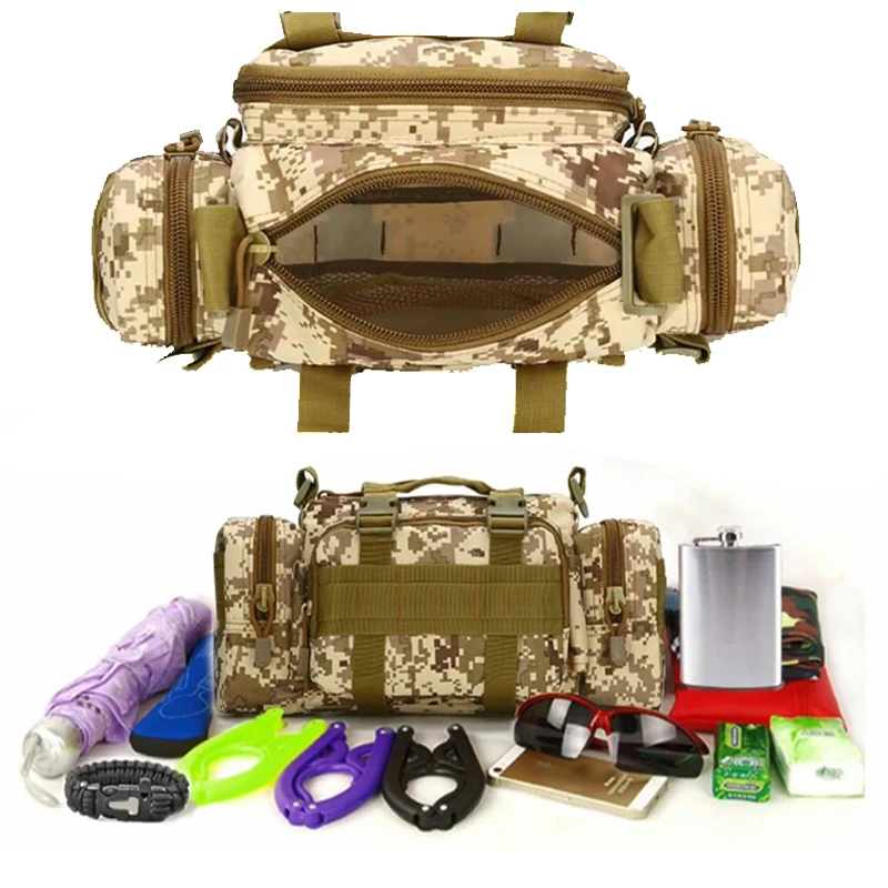 Cinturón de pecho táctico multifuncional para hombre y mujer, bolsa impermeable de 20l para deporte, bicicleta, cámara, hombro al aire libre, mochila de viaje grande - imagen 2