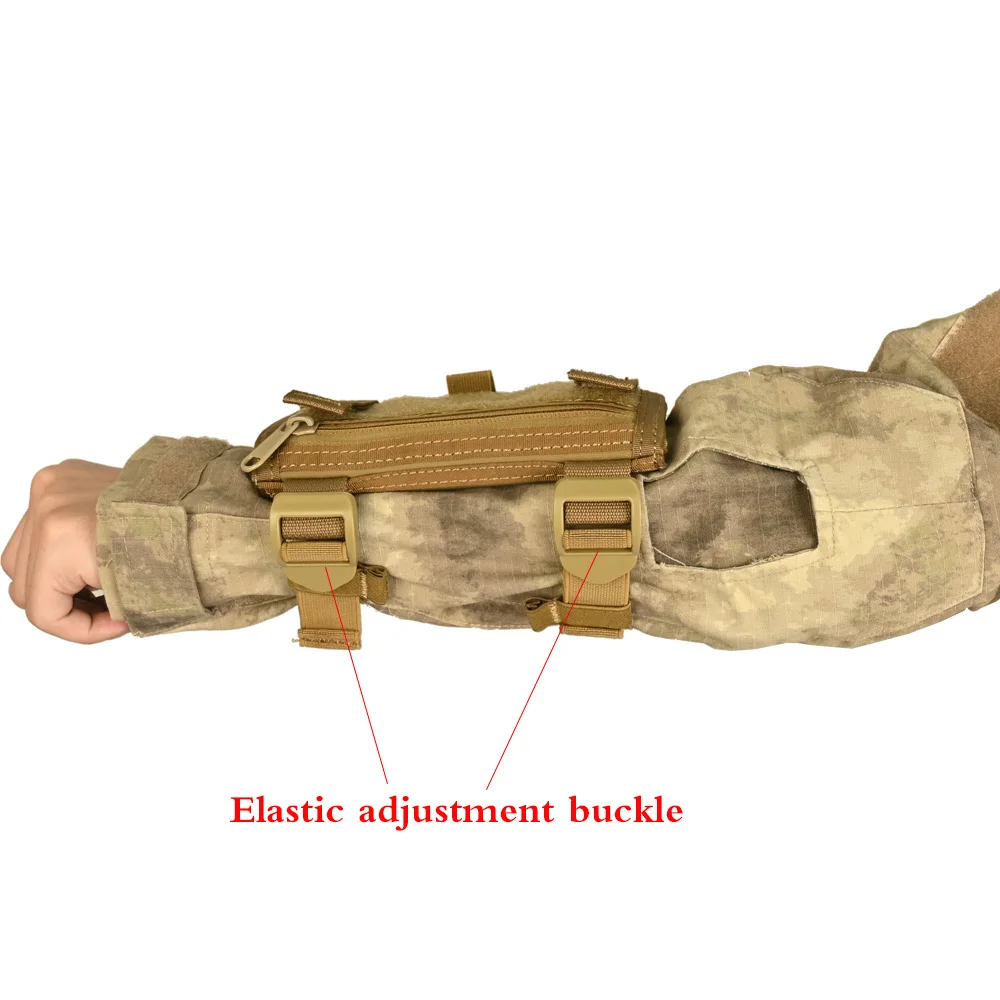 Vista posterior del brazalete TACTIFANS con sistema de cierre