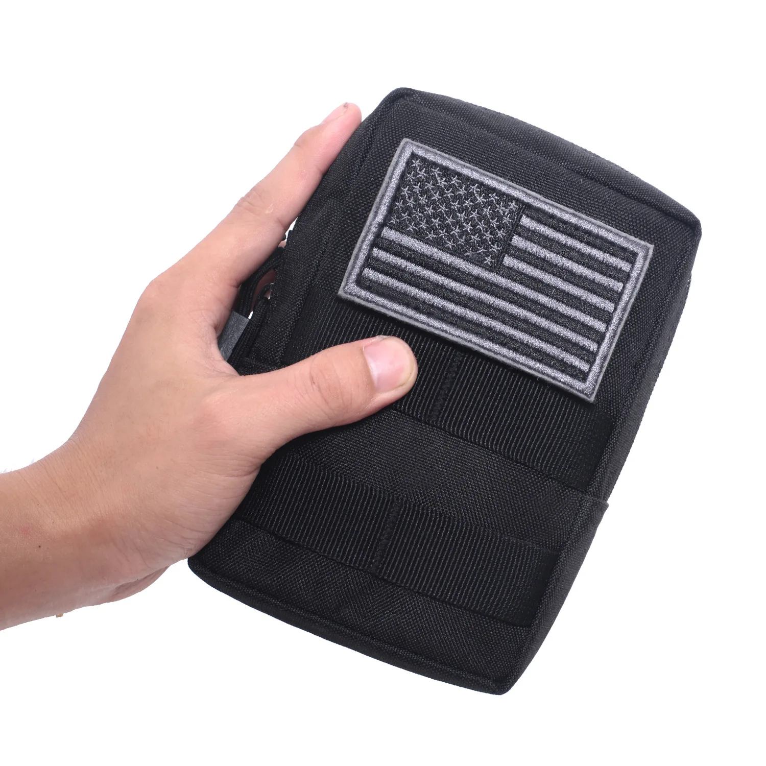 Bolsa táctica Molle, riñonera para teléfono móvil, bolsa multiusos para herramientas de utilidad, mosquetón, accesorios de caza - imagen 5