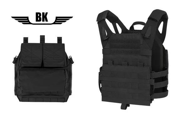 Jpc2.0 conjunto de chaleco táctico de armadura con Panel trasero, sistema MOLLE, chaleco ligero - imagen 3