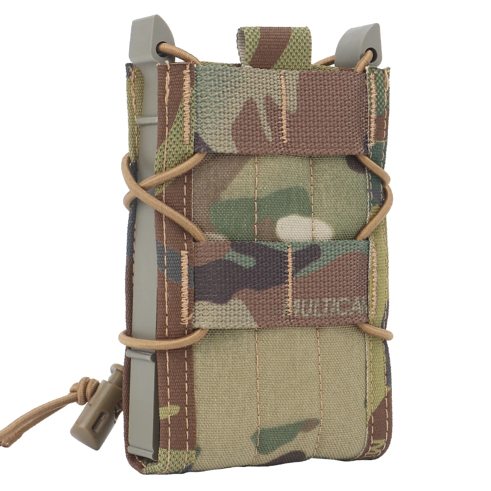 Molle-funda táctica para Rifle de Airsoft, accesorio de 5,56/7,62mm para AK AR M4 AR15, portador de fijación rápida - imagen 3