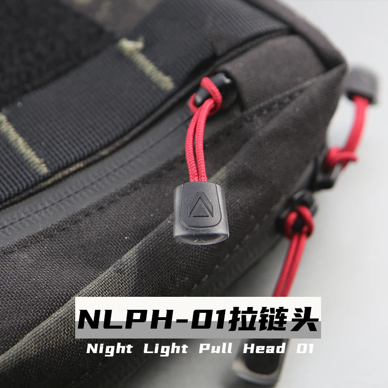 Tirador de cremallera luminosa de dos tonos, ultrabrillante, que brilla en la oscuridad, noche, extremos antipérdida, cerradura de tienda, cremalleras para abrigos, chaquetas, bolsos, mochilas - imagen 5