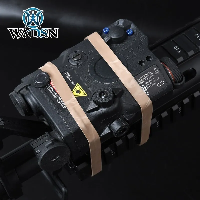 WADSN-Anillo de goma elástica de alta resistencia para caza, banda de rifle táctica para DBAL A2 PEQ15 NGAL, linterna, mira láser - imagen 4