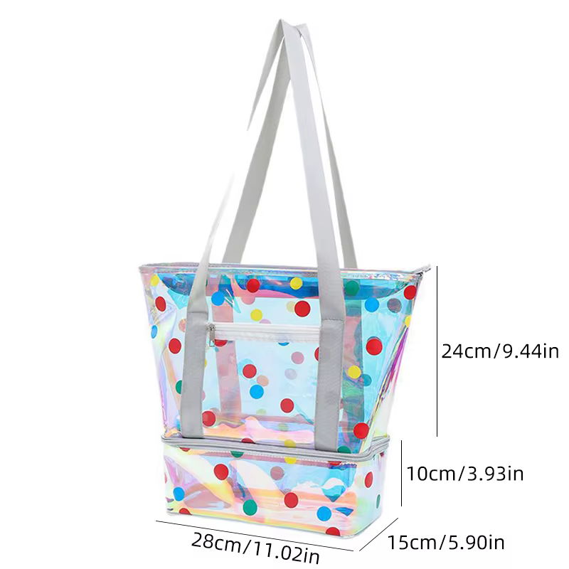 Bolsa natación PVC separación seco/húmedo – Gran capacidad playa y piscina - imagen 2