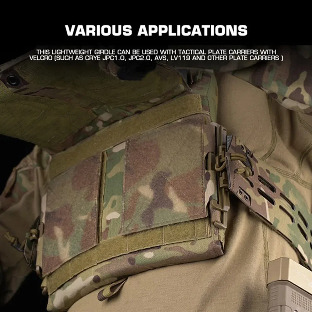 Faja Molle de pared lateral de liberación rápida Universal JPC AVS LV119 FCPC V5 chaleco de caza pretina accesorios de chaleco - imagen 5