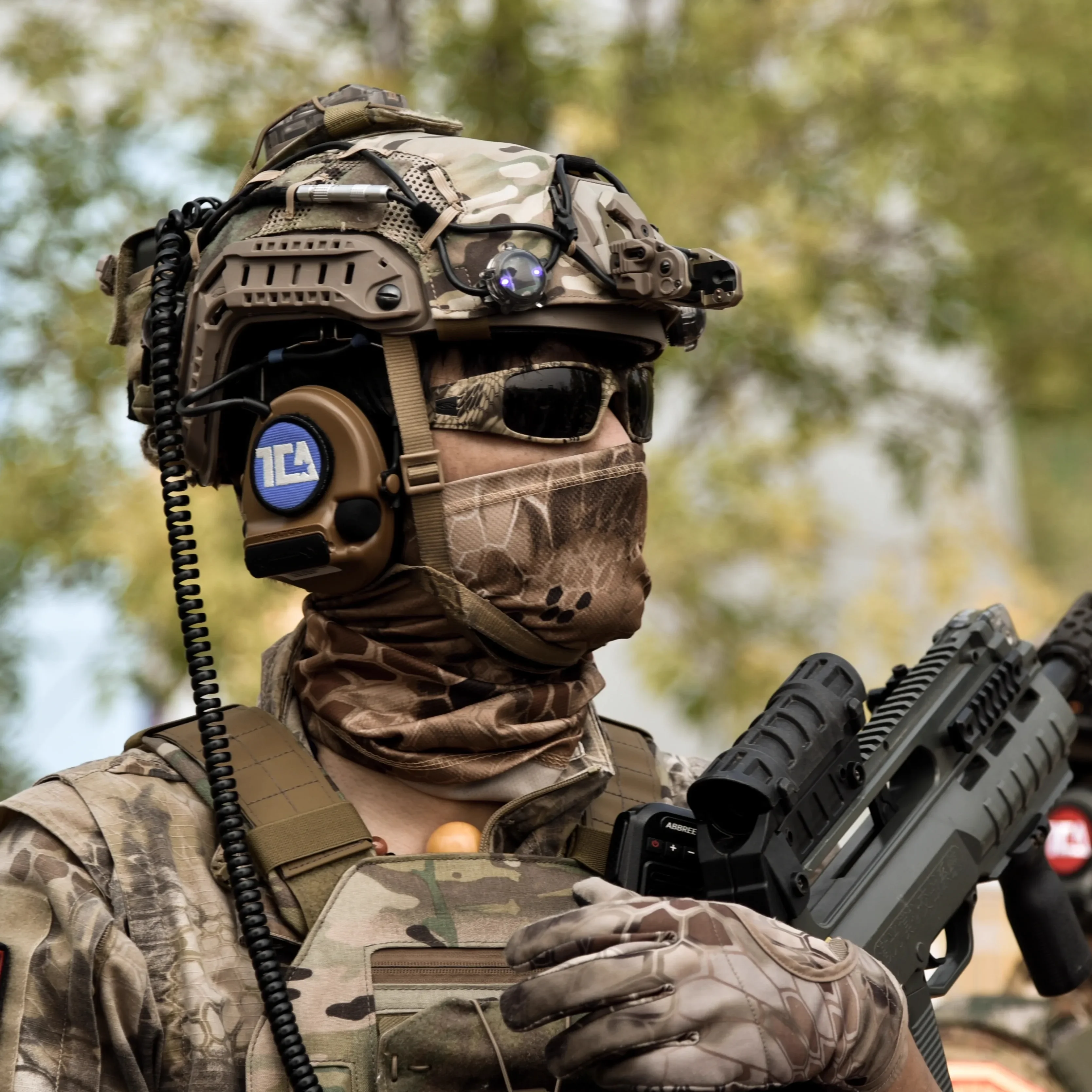 Auriculares tácticos C3 con reducción de ruido, algoritmo AGC, protección auditiva, posición de reconocimiento de sonido - imagen 3