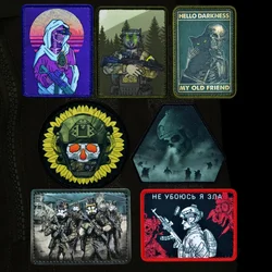 Parche táctico velcro calavera militar MOLLE