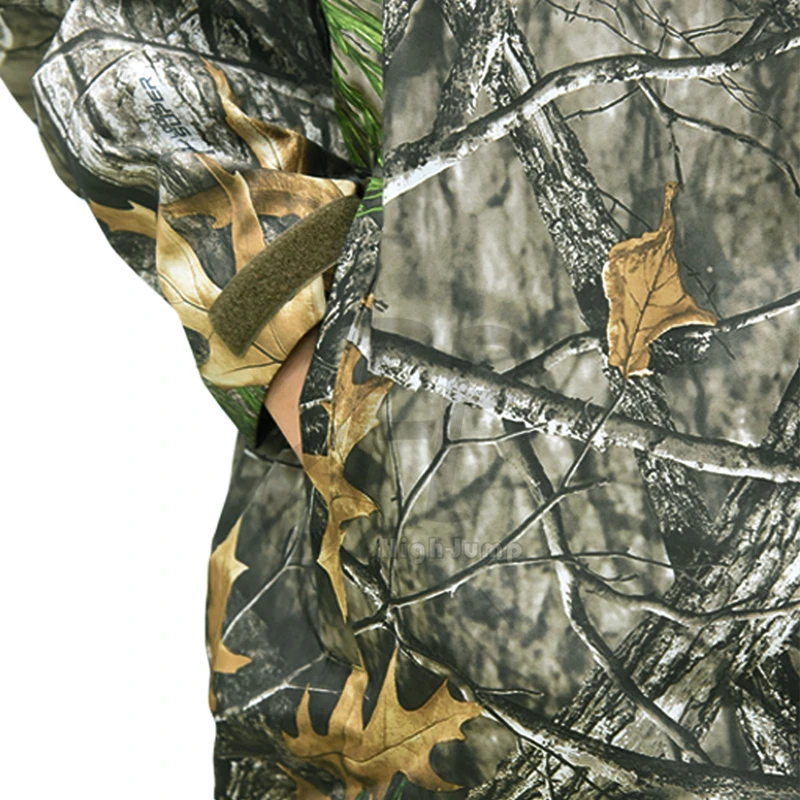 Trajes Ghillie de hoja de arce, chaqueta biónica de caza de árboles, traje de pesca, senderismo, camuflaje, anti-UV, a prueba de viento, airsotf, ropa de reloj de aves - imagen 5