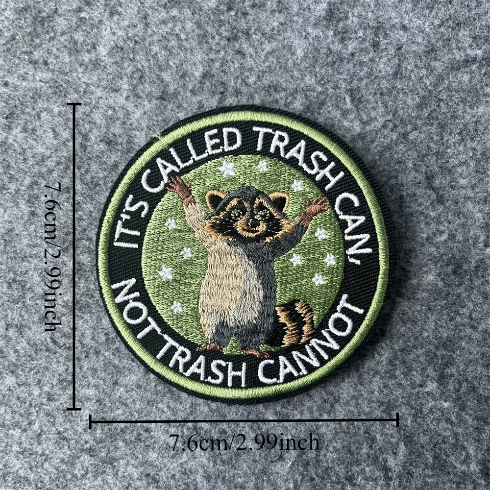 Parches de ardilla y castor, insignia de moral táctica, brazalete militar, parches de gancho y bucle bordados para ropa, pegatina para mochila - imagen 2