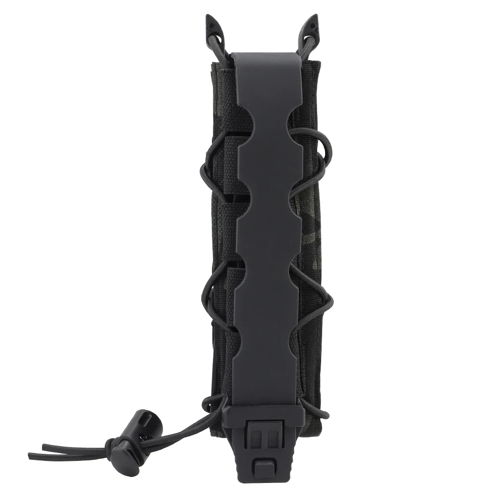 Bolsa de pistola extendida de 9mm, bolsa de subpistola Mag, Clip MOLLE Malice, se sujeta al cinturón táctico, chaleco de caza para MP5, MP7, UMP - imagen 4