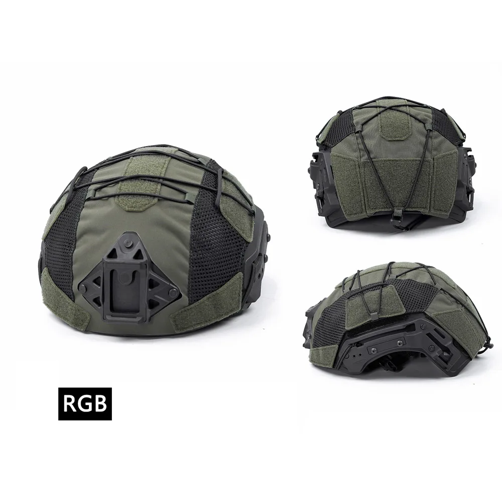 Cubierta táctica para casco Wendy, cubierta protectora para casco, tela de camuflaje - imagen 2