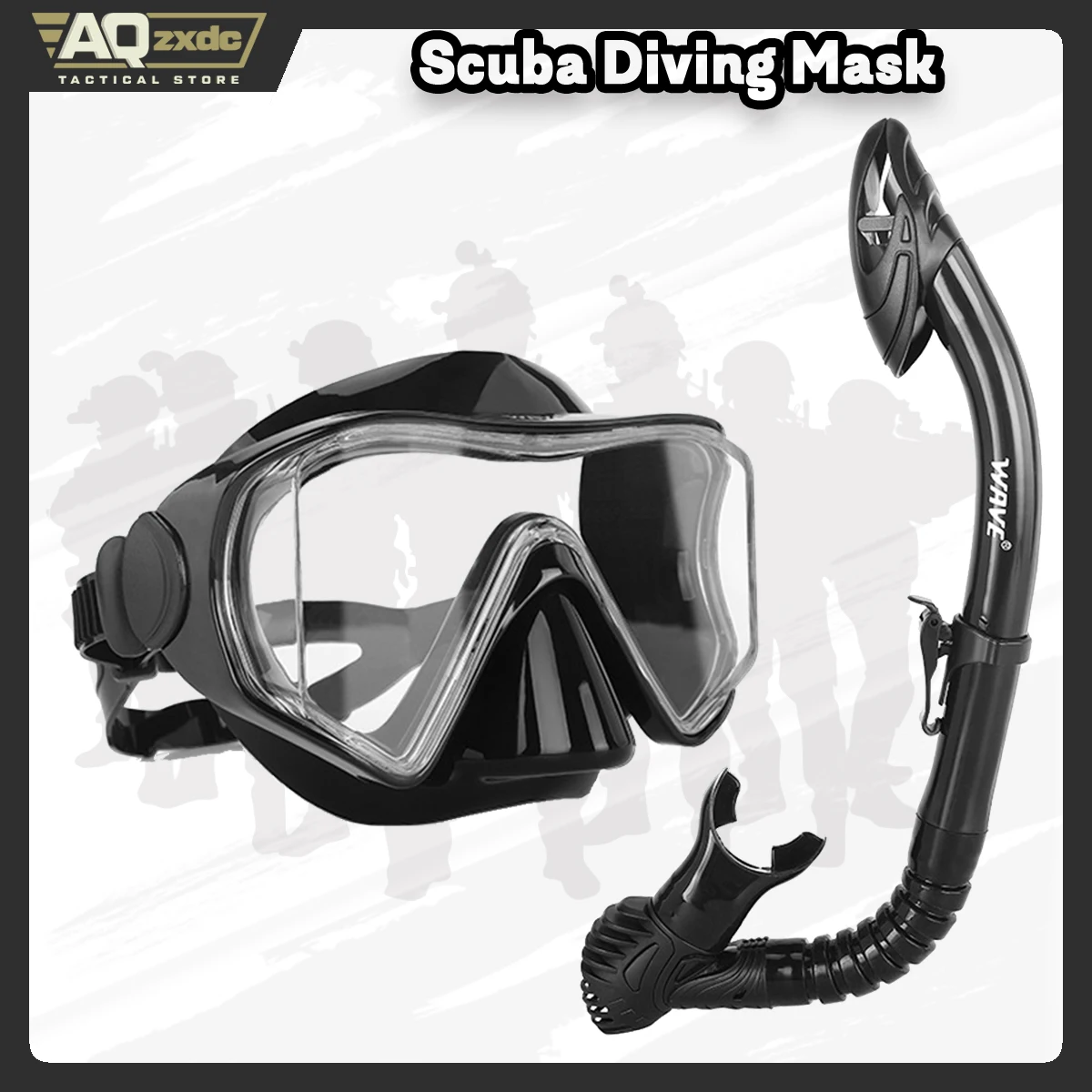 Máscara de buceo, equipo de máscara de snorkel profesional, gafas de snorkel, máscara de buceo antifugas, máscara de gafas de natación para adultos