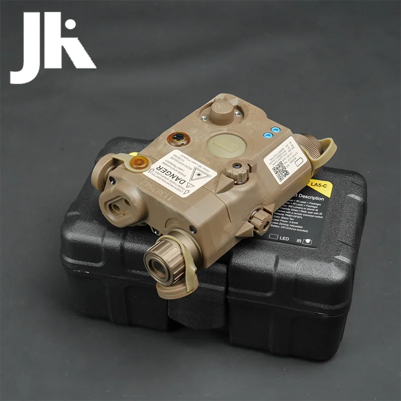 Nuevo PEQ-15/LA5-C láser táctico de punto verde/rojo IR luz LED blanca adecuada para caza al aire libre luz de explorador para riel de 21mm - imagen 5