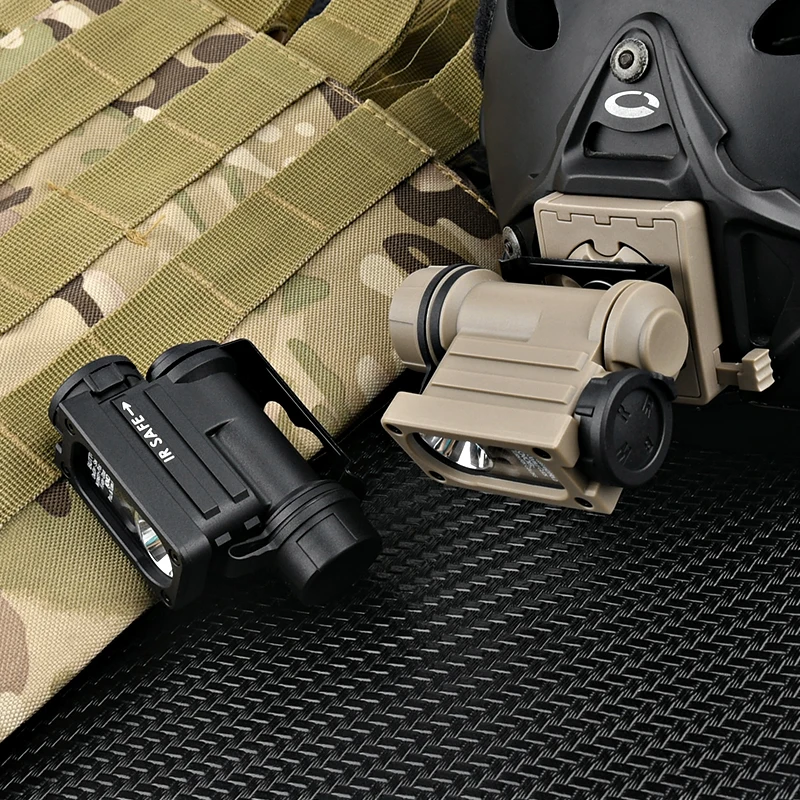 Luz de rescate portátil WADSN Compact II con diadema, luz de señal de flash de iluminación con función IR multifuncional, linterna para casco - imagen 4