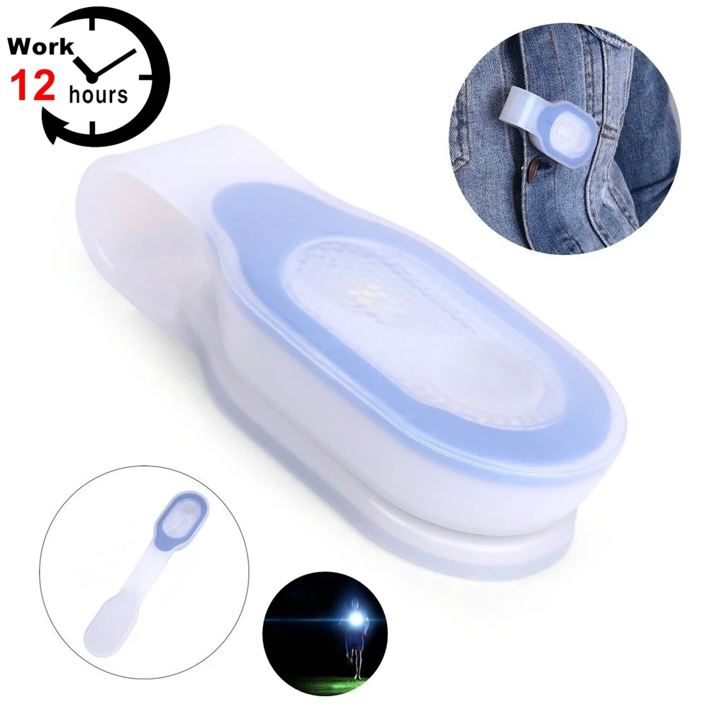 Mini Clip de luz de emergencia de silicona suave para correr al aire libre, correa de lámpara para niños, senderismo, caminar, perro, Camping, médico, enfermera, luz de trabajo - imagen 2