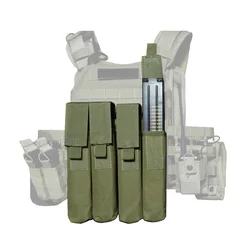 Bolsa MOLLE doble para cargador UMP – accesorio táctico caza y tiro