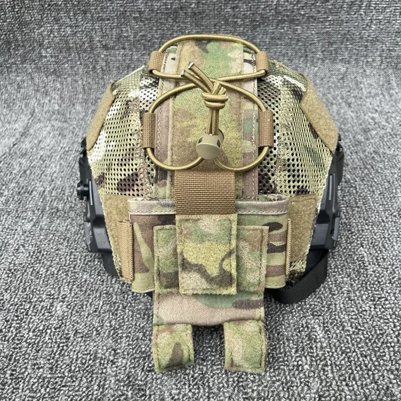 Bolsa de batería para casco Airsoft, PVS-31, bolsa de batería para casco de visión nocturna táctica, equipo de caza, bolsa de contrapeso Multicam 500D - imagen 4