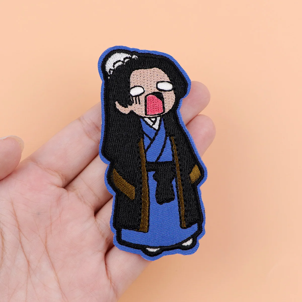 Divertido Anime Boy parche para planchar ropa parche para ropa parche bordado de dibujos animados accesorios de ropa pegatinas de costura