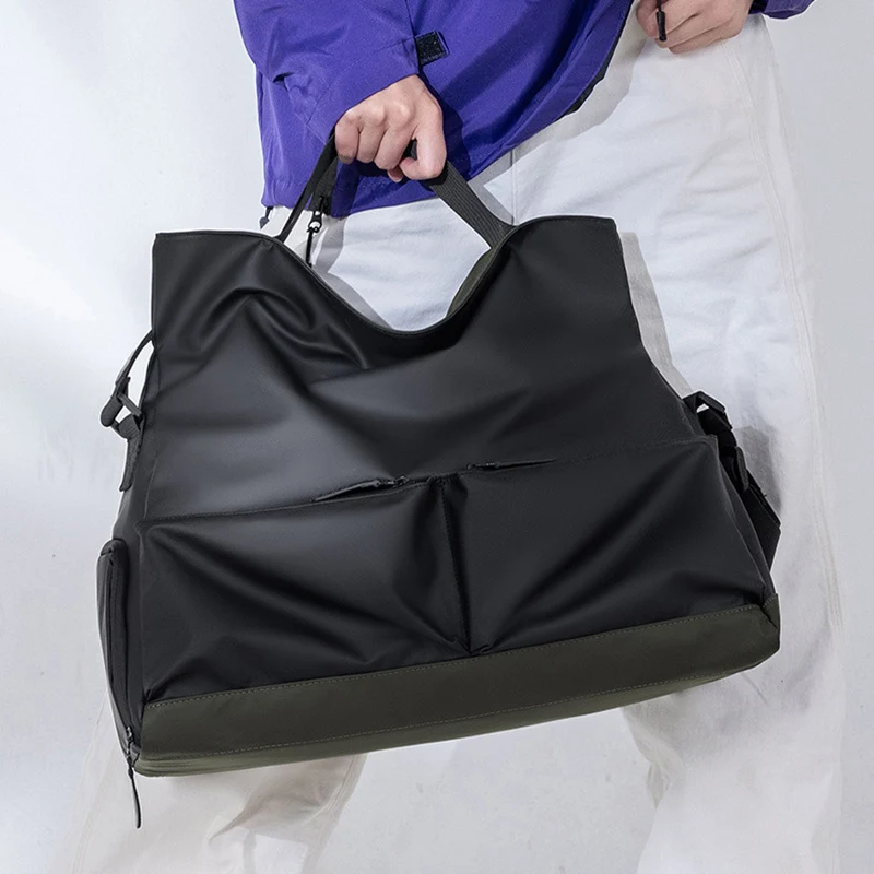 Bolsa de mano deportiva para gimnasio, Fitness, Yoga, bolsas de lona, bolso de viaje seco y húmedo con paquete de zapatos, escalada al aire libre, senderismo, equipaje, mochila escolar - imagen 4