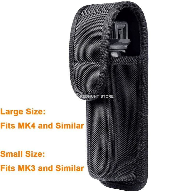 Bolsa para linterna táctica, soporte para linterna compacto con tapa abierta para acampar al aire libre/senderismo/escalada - imagen 5