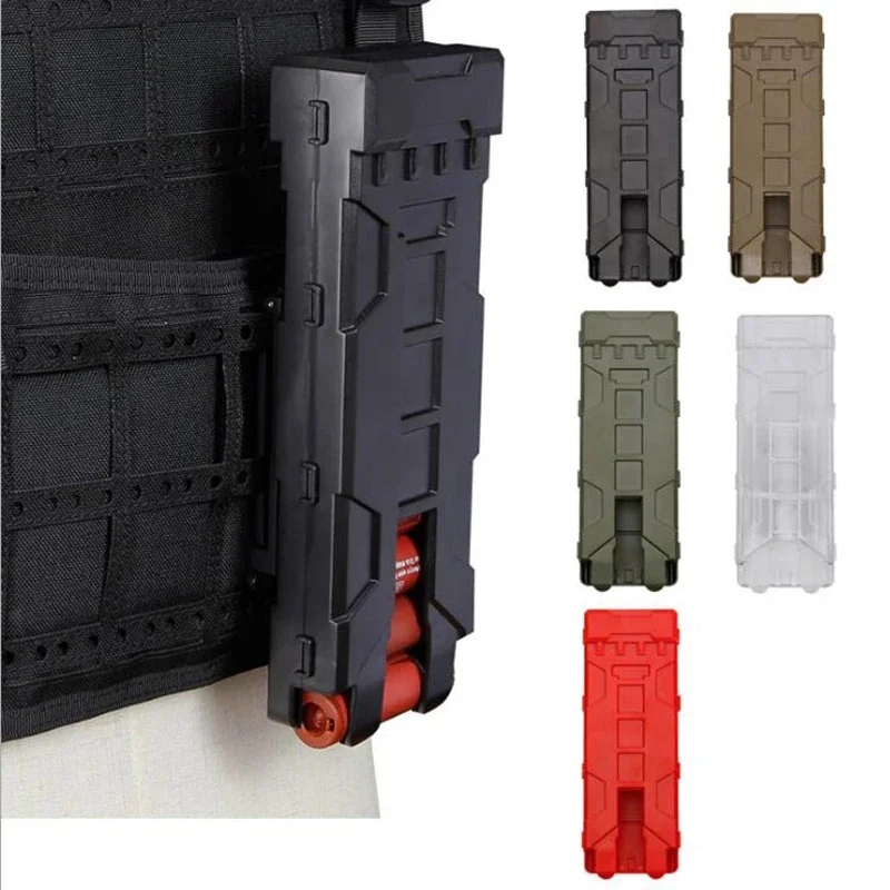 Bolsa táctica para revistas de escopeta, caja de revistas MOLLE para exteriores, bolsas para Airsoft, Paintball, funda para pistola de caza, accesorios - imagen 2